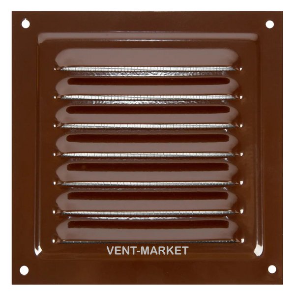 Решетка Вентс МВМ 125с коричневая