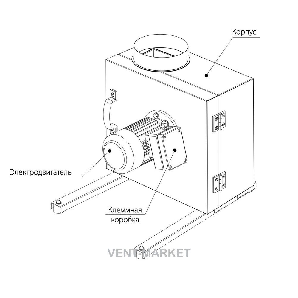 Кухонный вентилятор Вентс КСК 250 4Д