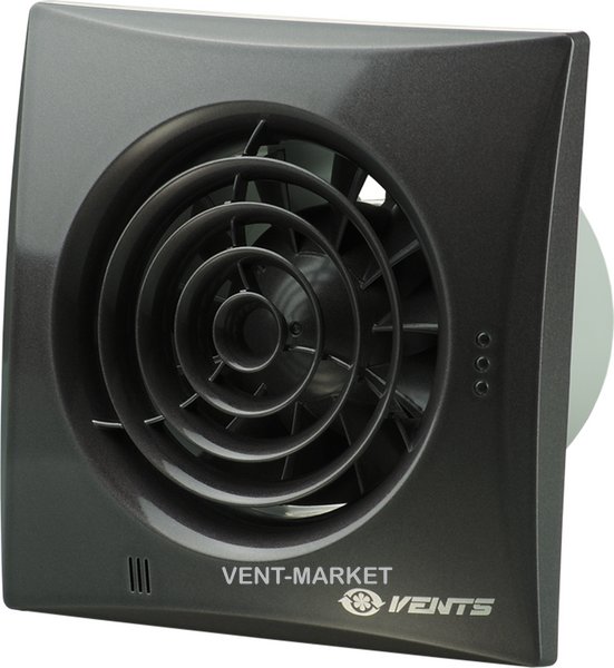 Вытяжной вентилятор Вентс Квайт 125 черный