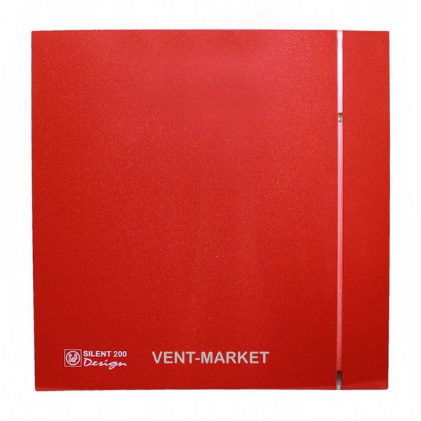 Витяжний вентилятор Soler&Palau SILENT-200 CZ RED DESIGN 4C