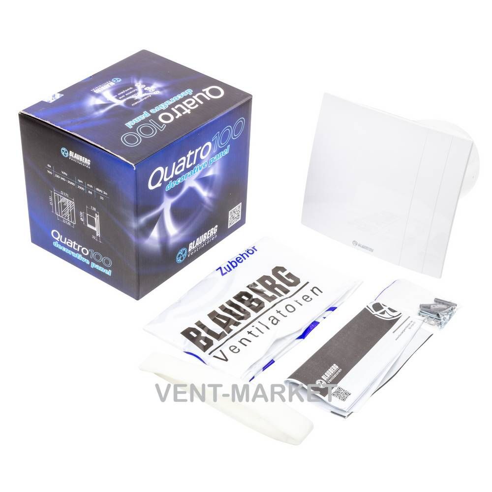 Витяжний вентилятор BLAUBERG Quatro 100 Н