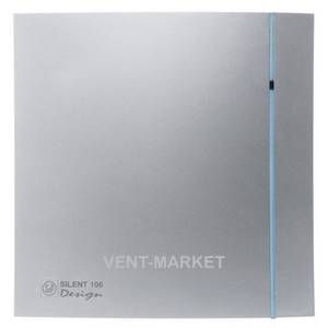 Вытяжной вентилятор Soler&Palau SILENT-100 CRZ SILVER DESIGN 3C