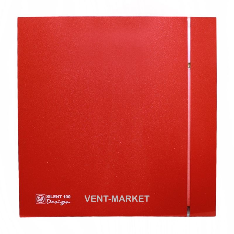 Витяжний вентилятор Soler&Palau SILENT-100 CRZ RED DESIGN 4C