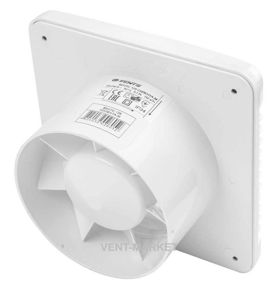Вытяжной вентилятор Вентс 125 Силента-МВ
