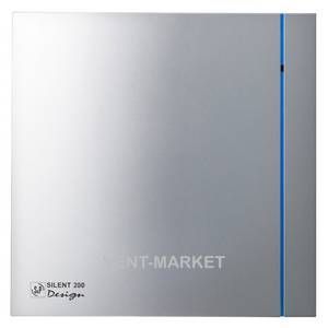 Вытяжной вентилятор Soler&Palau SILENT-200 CHZ SILVER DESIGN 3C