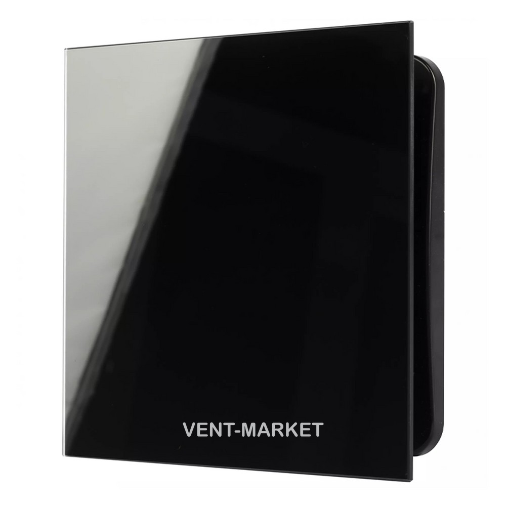 Декоративна панель для вентилятора Вентс ФПА 180/100 Глас-1 чорний