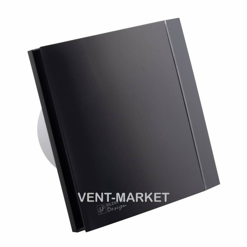 Вытяжной вентилятор Soler&Palau SILENT-100 CZ BLACK DESIGN 4C