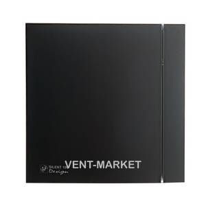 Вытяжной вентилятор Soler&Palau SILENT-100 CHZ BLACK DESIGN 4C