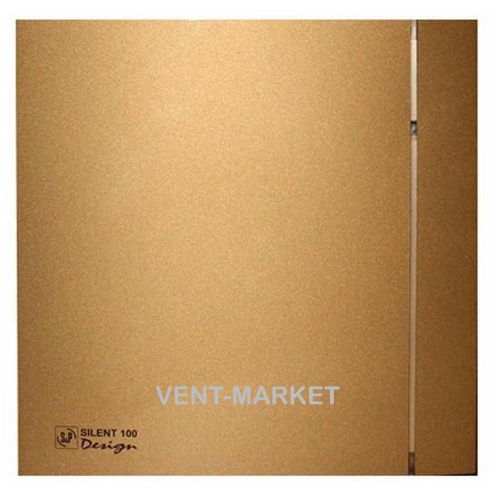 Вытяжной вентилятор Soler&Palau SILENT-100 CHZ GOLD DESIGN 4C