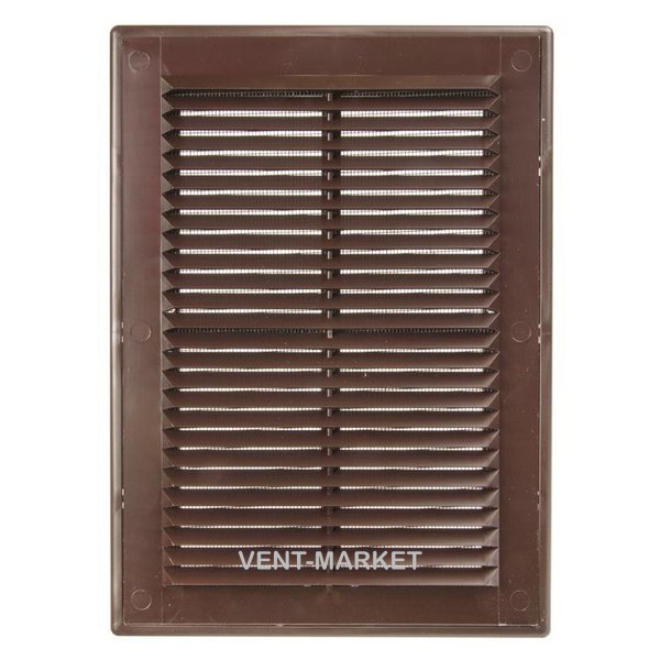 Решетка Вентс МВ 125с коричневая